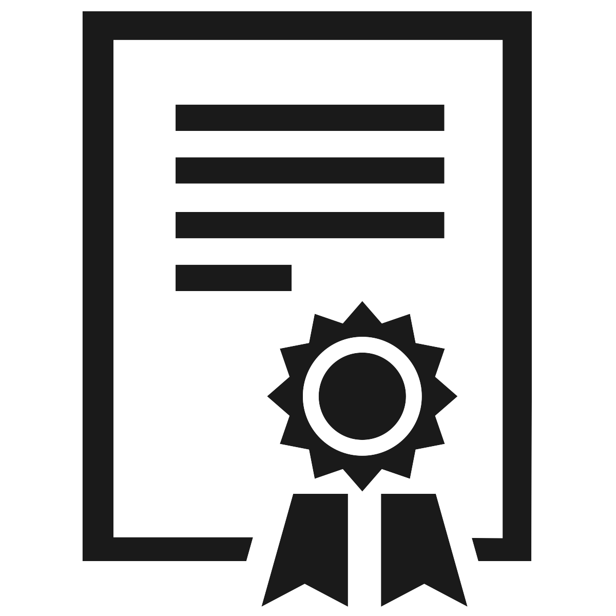 Certificate/Minor icon