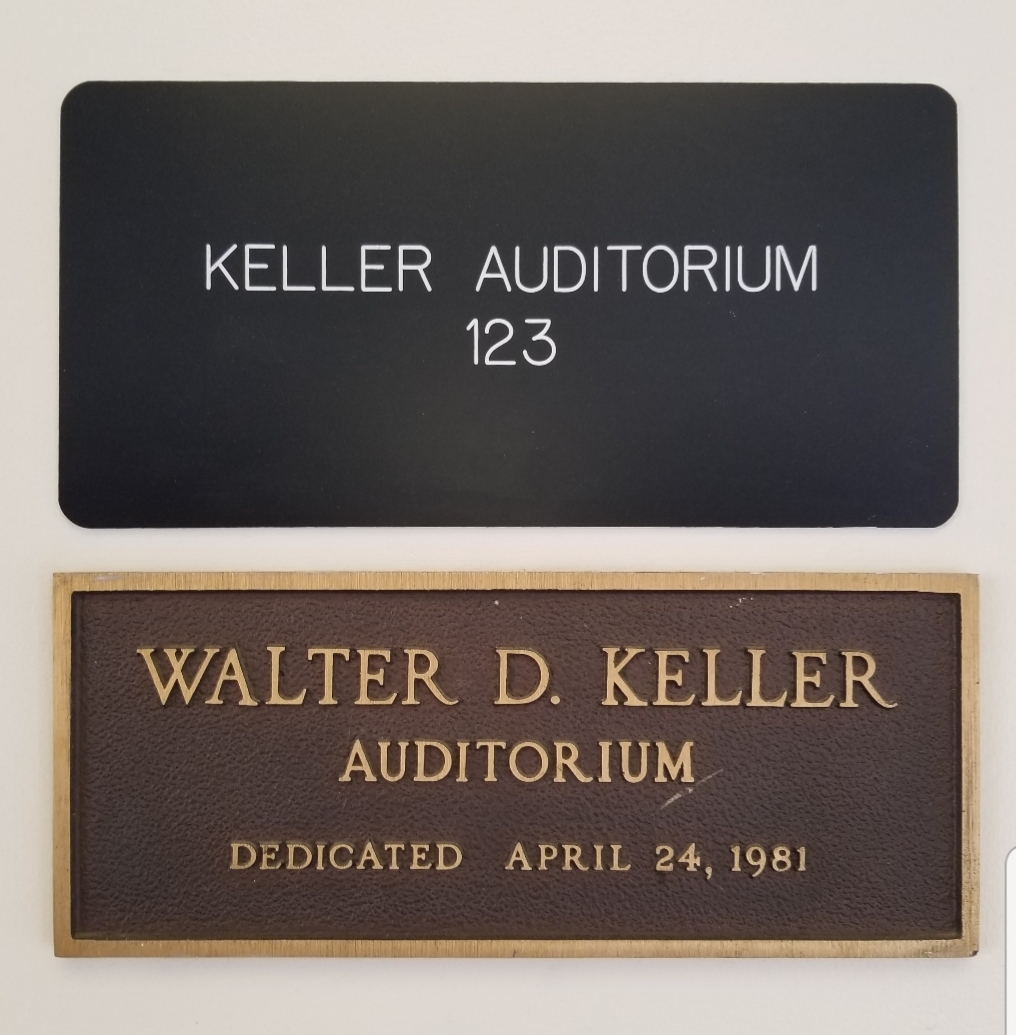 Signage for Keller Auditorium