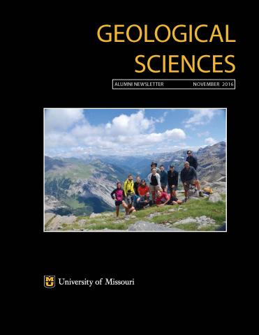 Geological Sciences Newsletter November 2016