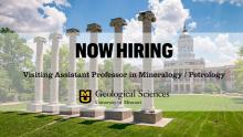 Visiting Assistant Professor in Geological Sciences