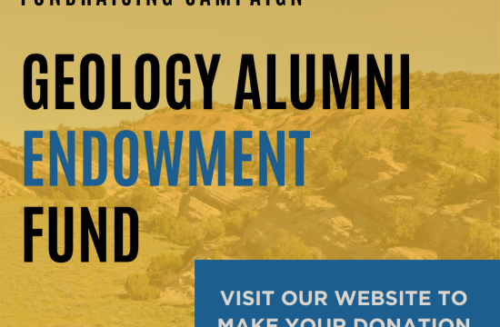 Geology Alumni Endowment flyer